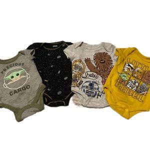 Star Wars Onesies Bundle NWOT